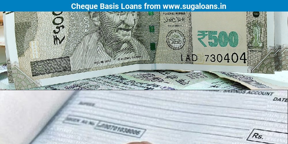 காசோலை கடன் Cheque Basis Loans from Suga Loans